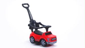 3 in 1 Ride On Car With Handle Lights & Music 4 Wheels Baby Push Car Kids Elektrik Boleh Duduk Kereta Mainan Budak Tahun #17388