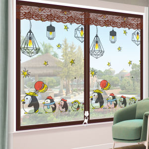 Self-Adhesive Invisible Magnetic Mosquito Screen Window Door Curtain Home Use No Drilling Required Crosswind Protection