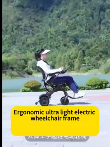 Electric Wheelchair Lightweight | De-kuryenteng Silya para sa Matanda/PWD | Aluminum Alloy Frame 12.5kg | 100kg Load Capacity | 10/20AH Battery Long Range | Hindi Tinatablan ng Init (Breathable)
