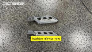 SEMSPEED For Honda Stylo160 Stylo 160 Motorcycle CNC Foldable Rear Footrest Passenger Foot Pedal Pegs Rests Footpeg