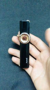 Bật Lửa Khè Gas Đá Aomai AM7106 Kim Loại - Xài Gas