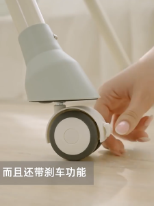 3 in 1 Foldable Baby High Chair with Tray -Adjustable Feeding Chair Wheels & Plate for Toddlers 6-36 Months