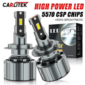 Carlitek H4 LED Headlight H7 H11 H8 9005 HB3 9006 HB4 9012 HIR2 High Power 6500K CSP Canbus Headlamp Beam 12V Replacement 2PCS