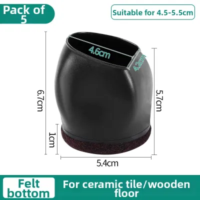 Non-slip Office Chair Wheel Cover Protective Pad