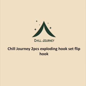 Caring castle 2pcs exploding hook set flip hook plate hooks hook claw 8 claw anti-hanging bottom wild fishing anti-plate