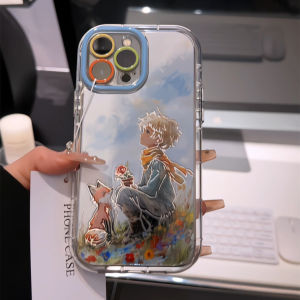 Oil Painting Little Prince Phone Case for  16 Couples Soft Shell Huawei Pura80 Ins Style Mate70 Anti-Fall Protection