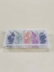 Topranc 20Pcs/ Box Bionic Fly Fishing Soft Bait with Hook Fly Hook False Bait Lure Bait Artificial Insect Bait Suitable for Carp