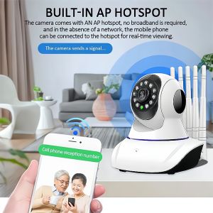 BUY 1 Take 1 V380 Pro 5G 8MP CCTV Camera no need internet waterproof Full Color two-way audio and speaker night vision auto tracking 5 Antenna smart remote surveillance camera 1 YEAR WARRANTY