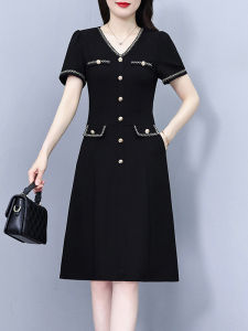 DAIXIANGFEIZI | Summer New Arrival Waist-defining Petite A-line Midi Dress