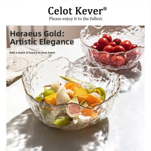 Glass High-end Beautiful Fruit Bowl