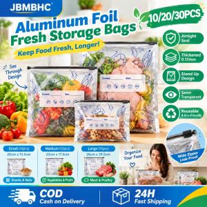Jbmbhc Bán Trong Suốt giấy bạc túi giữ tươi Với Nhãn mở rộng Dưới Tủ Đông Lưu Trữ Bao Cho Đồ Ăn Nhẹ Các Loại Hạt Nấu Chín Thực Phẩm Du Lịch cắm trại dã ngoại