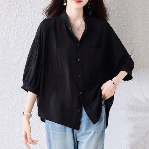 DAIXIANGFEIZI | Trendy Stylish Large Size Mid-length Shirt for Spring Summer Autumn