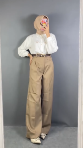 Luna Blouse Coquette: Kemeja Wanita Pita Bordir Rayon Twill