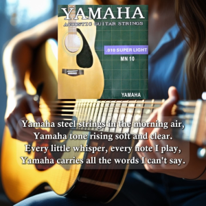 (FAST DELIVERY) YAMAHA - Acoustic Guitar Strings MN10 - Super Light Gauge 10-47 YAMAHA Tali gitar KAPOK/ACOUSTIC GUITAR STRINGS