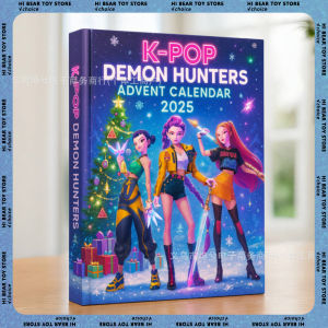 2025 Countdown Calendars Kpop Demon Hunters Advent Calendar Model Doll Collection Desk Decoration Children Christmas Gifts