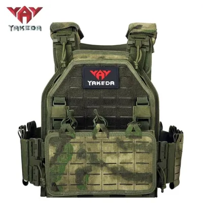 Áo Giáp Chiến Thuật YAKEDA Dành Cho Nam Dùng Cho Săn Bắn Ngoài Trời Và Chơi Airsoft Có Thể Điều Chỉnh Thiết Bị Chiến Đấu Bảo Vệ.