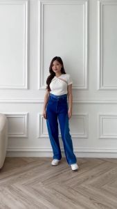 Celana Jeans Wanita Xylo 2 Tone Jeans - SYS Clothier