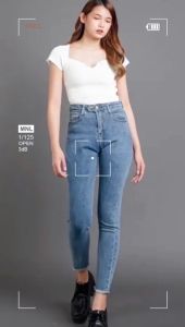 Celana Panjang Wanita Higwaist Skinny Jeans Wanita Premium