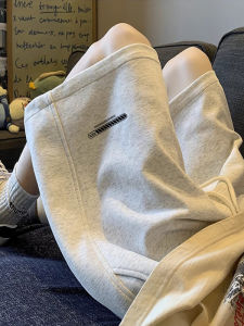 Summer 2025 Mens Sporty Casual Loose Fit Basketball Pants Running Wide Leg Five-Quarter Length Middle Pants Versatile Shorts