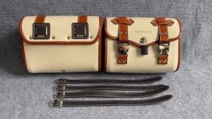 Cặp Túi Da Treo Hông Xe Máy Xe Motor Có Khoá 27cm*20cm*12cm