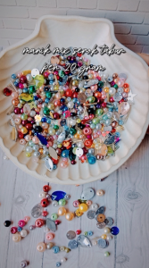 manik serok payet tabur aneka motif mix lengkap per 20 gram