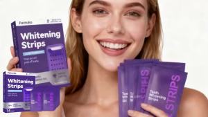 EELHOE | Purple Teeth Whitning Strips Oral Hygiene Mint Fresh Breath Brighten Tooth Bleaching Lasting Oral Care Tooth Brightening Patches