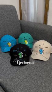 Topi Anak Bordir Dino: Desain Unik & Bahan Nyaman