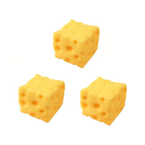 1A-New Giant Cheese Squeeze Toy Extra Large Size Cheese Squishy Fidget Toys Slow Rebound Shapeable Venting Ball for Adults Gifts