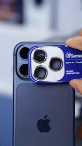 Blueo Sapphire Lens Protector For iPhone 17 Pro Max 16/15/14 Pro Max Camera