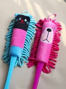 Cartoon Chenille Dust Duster Microfiber Duster Brush Home Feather Duster Desktop Cleaning Tools Multi Functional Dust Collector
