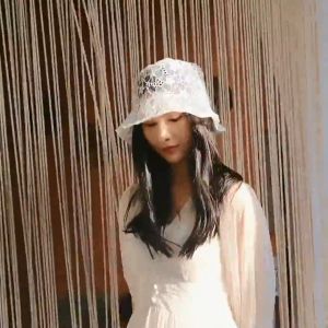 Nón Vành Ren Thêu Hoa Trong Suốt Siêu Xinh - 100style