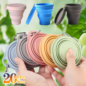 1-20 Sets 180ML Folding Cup: A Compact & Durable Travel Companion