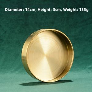ZANGCUN |Red and Yellow Copper Mantra Plate Medium
