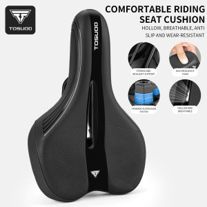 TOSUOD | TOSUOD Bicycle Seat Ultralight Comfortable Cycling Seat Shockproof Ergonomic Saddle Bike Saddle Bike Parts