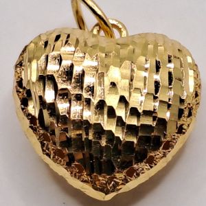 The Tinz 916 GOLD Love Pendants / Love Shape / Gift for her / Lucky / Geniune 916 Gold