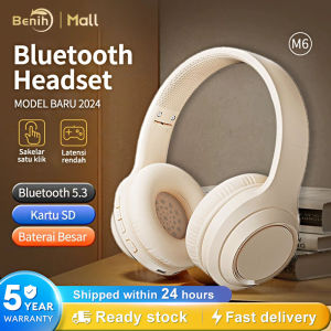 M6 Headphone Bluetooth Wireless Headset Earphone 5.3 Wired Dual Mode Stereo Bass AUX 3.5mm