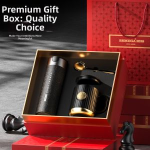 Titanium Insulation Cup Custom Engraving Gift Box Set