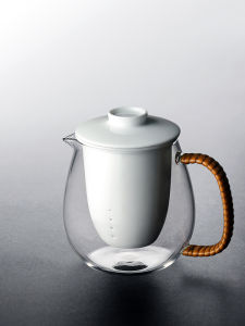 JOTO | Heat-Resistant Glass Teapot with Ceramic Filter