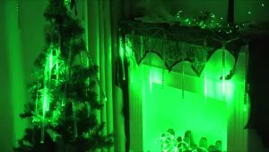 Lampu Meteor LED isi 8 Tabung/45cm Lampu Meteor Set 8 Tubes 4.5Mtr Rainbow RGB Rain Snow Tongkat Taman Hias Meteor Anti Air Dekorasi Pesta Natal Taman Outdoor Indor AVVET