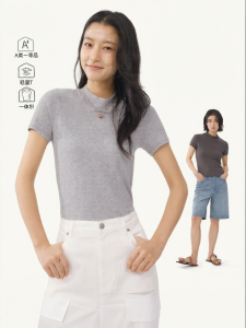 Q21 | Stretch Viscose Basic T-Shirt Crew Neck