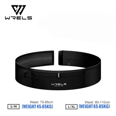 WRELS Running Waist Bag Waterproof Multifunctional Elastic Mesh Large Capacity Cycling #YB1010