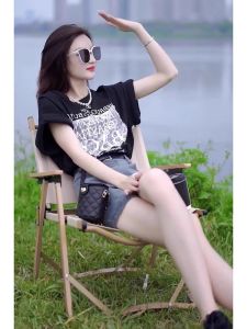 Elegant Summer Womens Two-piece T-Shirt