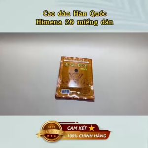 Combo 4 Túi Miếng Dán Himena Korea Hồng Sâm (20 miếng/Túi)