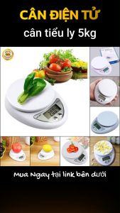 Cân Điện Tử Nhỏ Gọn electronic 5kg – Cân Tiểu Li Điện Tử - tặng kèm 2 pin 3a - Cân Điện Tử Mini