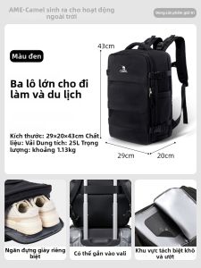 CAMEL | Balo Đa Năng Dung Lượng Lớn Cho Ngoài Trời