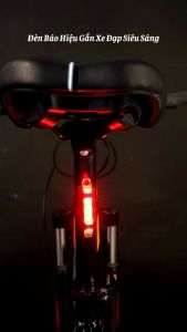 Đèn Xe Đạp Hậu 5 Bóng Led Sạc USB