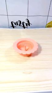 KERANJANG SARINGAN SALURAN WASTAFEL CUCI PIRING SARINGAN WASTAFEL PLASTIK MODEL BUNGA