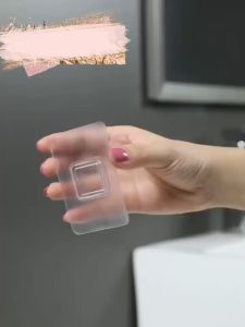 Ecoco Magnetic Mouthwash Cup Wall-Mounted Punch-Free Bathroom Toothbrush Cup  Toothbrush Holder Set