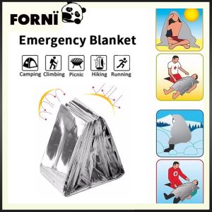 Emergency Rescue Blanket Survival Waterproof Thermal Blanket Sunscreen Insulation Sleeping Bag Outdoor Camping