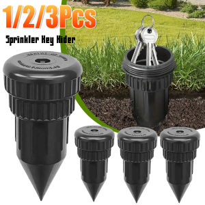 Garden Key Hider Key Hider Realistic Sprinkler Head Waterproof Cash Holder Underground Watering Can Key Safe for Outdoor Garden